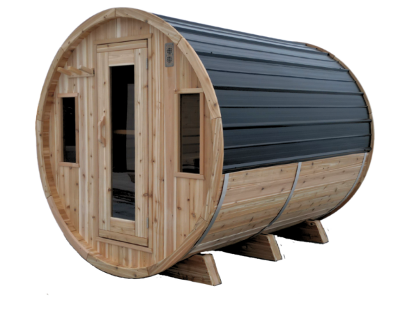 Traditional Barrel Sauna - 7x6' Sauna - Model 7600