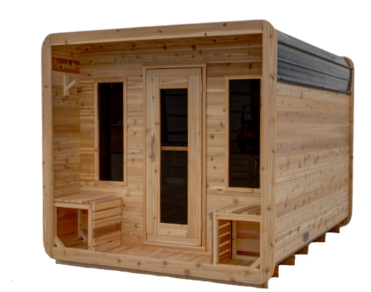 Luna Sauna - 7'x6' plus porch - Model LU7602