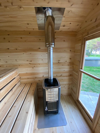 Traditional Cabin Sauna 8x8'