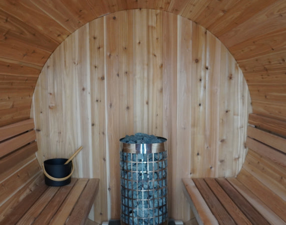 Traditional Barrel Sauna - 7x6' Sauna - Model 7600