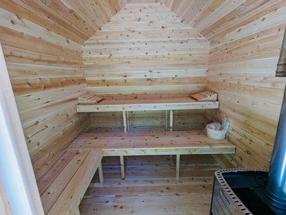 The Modern Cabin Sauna - Western Red Cedar - AKA The Wasaga Cabin Sauna